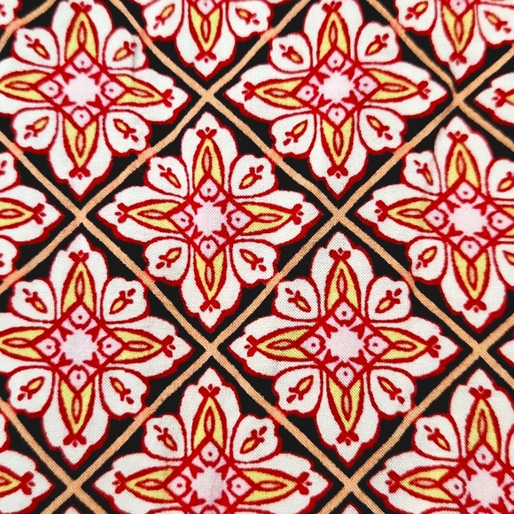 Victoria's Secret Open Front Kimono Robe Boho Beach Cover-up Geometric Print M/L - Picture 3 of 11